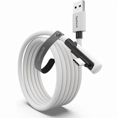 Link Cable 10 FT Compatible with Oculus/Meta Quest 3/Meta Quest 3S, Quest2/Pro/Pico 4/Ultra Accessories and PC/SteamVR, High Speed PC Data Transfer, USB 3.0 to USB C Cable for VR Headset
