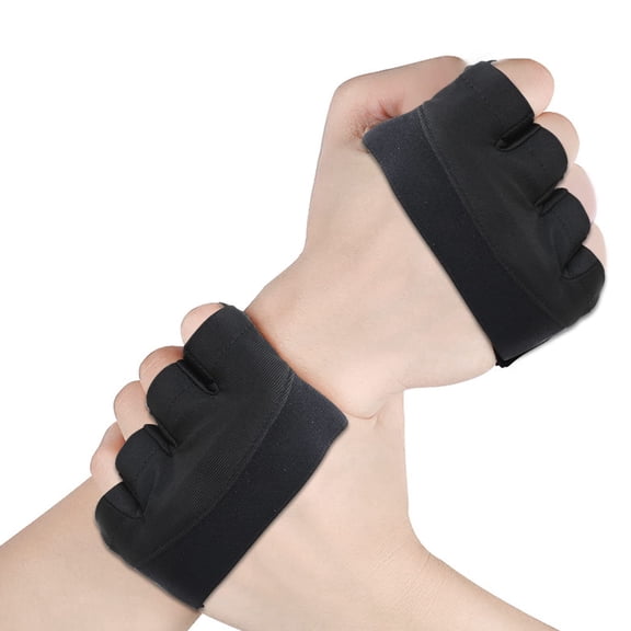 Grip Workout Gloves, Gym Gloves for Weight Lifting Kettlebell Pull-Ups Row Cross Training Non-Slip Silicone