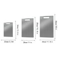 thumbnail image 3 of Titanium Cutting Board for Kitchen,100% pure Titanium Cutting Board for Kitchen,Easy to Clean–Hygienic,Durable, and Safe,Perfect Size Use for Cutting Meats,Fruits And Vegetables(S), 3 of 14