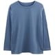 thumbnail image 3 of Camiseta de mujer Jumpingount blusa suelta Manga larga color azul M, 3 of 7