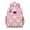 Pink-11, variant on Fried Egg Design Waterproof School Backpack - Ergonomic Travel Daypack with Chest Strap, Breathable Padded Back for Teens & Students, Durable Lightweight Book Bag