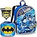 thumbnail image 3 of Batman) Batman Sac à Dos et Boîte à Lunch pour Garçons Enfants Ensemble 3 Pcs avec Sac à Dos Batman de Luxe 16 Pouces, Sac à Lunch Isolé Détachable, et Autocollants (Ensemble Fournitures Scolaires, 3 of 4