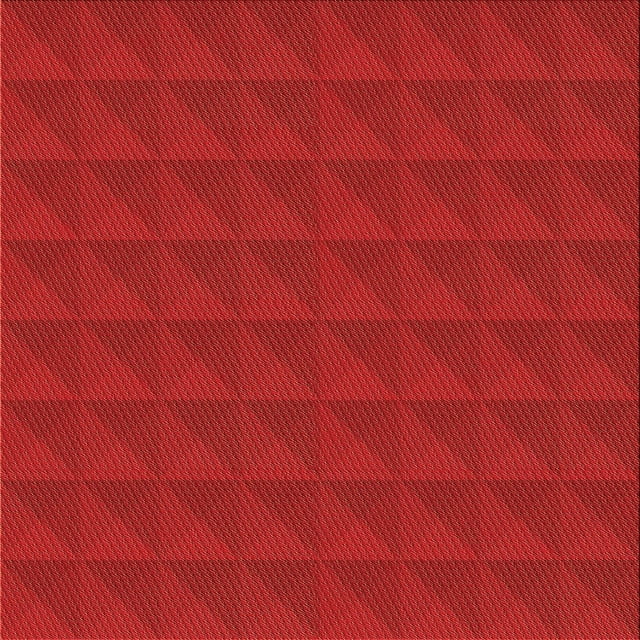 Ahgly Company Tapis d'Intérieur Lavable en Machine Carré Rouge Transitionnel, 7 Pieds Carré