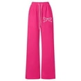 thumbnail image 2 of Aihuaihua Girl's Bowknot Baggy Sweatpants Cute Straight Leg Athletic Pants with Pockets Clothes for Teen Girls 4-13 Years, 2 of 5