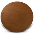 thumbnail image 5 of Baxton Studio Liese Modern and Contemporary Transitional Walnut Brown Finished Wood 7-Piece Dining Set, 5 of 9