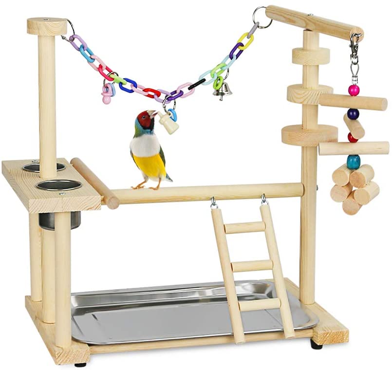 wooden bird play gym