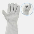 thumbnail image 5 of RYUJNDK Flame Resistant Gloves Leather Welding Gloves Hand Protections from Cutting Unisex Long Sleeve Breathable Thick Gloves, 5 of 8