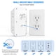 thumbnail image 4 of Multicontacto de Pared VentDepot MXELW-002 2 Piezas Blanco, 4 of 5
