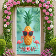thumbnail image 5 of Flamingo Pineapple ALOHA Banner Tropical Party Decoration for Beach Vacation Luau Summer Events, 5 of 7