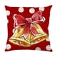 thumbnail image 4 of 4 fundas de almohada navideñas de 45 x 45 cm, decoración navideña para fiestas de invierno, sofá o sillón., 4 of 7