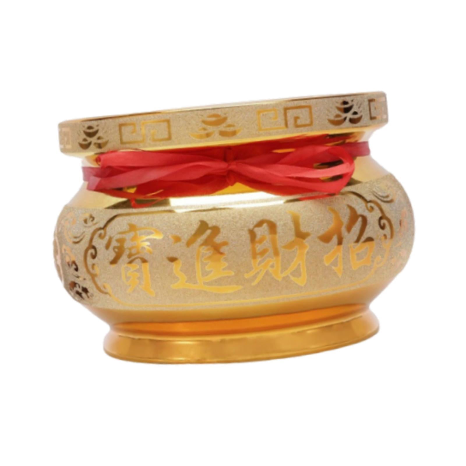 Zxpjkyu Ceramic Incense Burner Incense Holder Offering Bowl Ornament Decorative for Home