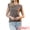 Coffee, variant on DARING DIVA Women's Crew Neck Cap Sleeve Knit Pullover Tank Top XS Coffee