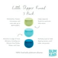 thumbnail image 6 of Bumkins Baby & Toddler Little Dippers 3-Pack, Silicone Dipping Cups, for Dish and Plate 6 Mos+ (Gumdrop), 6 of 6