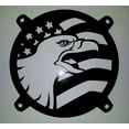 thumbnail image 4 of Custom Acrylic American Flag Eagle Computer Fan Grill 92mm, 4 of 4