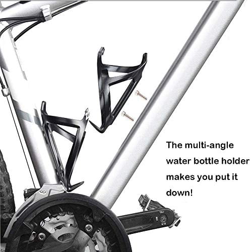 ENLEE Bike Water Bottle Holder Bicycle Water Bottle Holder,Lightweight and Strong Water Bottle Holder with Screws Hex Keys and Tire Lever for Road Bikes Mountain Bikes Bicycle Water Bottle Cages