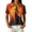 Orange, variant on Bexdxz Vintage Halloween Polo Shirts Women Short Sleeve Lapel Collar Casual Autumn Party Tees Orange XL