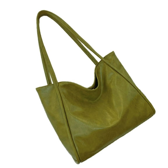 FENOHREFE Women's Casual Bag with Large Capacity Autumn Winter Handbag PU Shoulder Bags for Commuting and Everyday Use