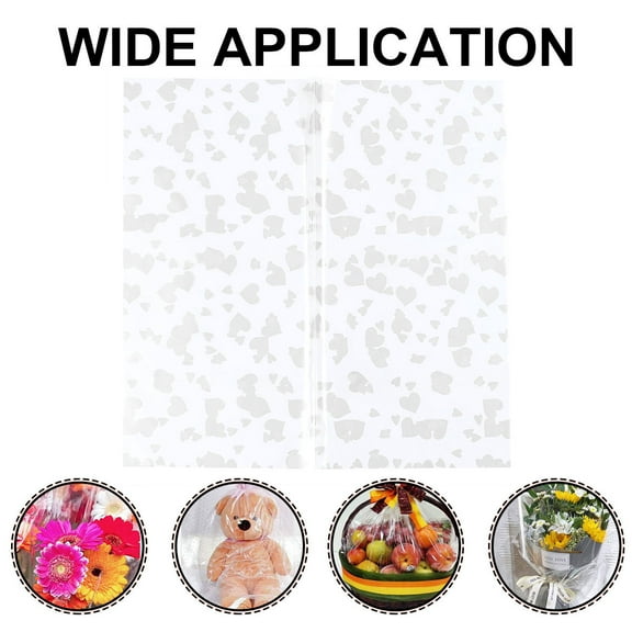 WHAMVOX Flower Wrapping Paper PP Ecofriendly Bouquet Gift Wrap Paper