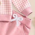 thumbnail image 6 of NIEWTR Children 2PC Clothes Loungewear Set Toddler Long Sleeve T-Shirt & Elastic Waist Long Pants Soft Pajamas for 2T 3T 4T 5T Daily Set(A-Red,2-3 Years ), 6 of 7
