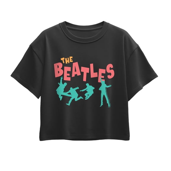 The Beatles - Silhouettes - Youth Girls Boxy T-Shirt