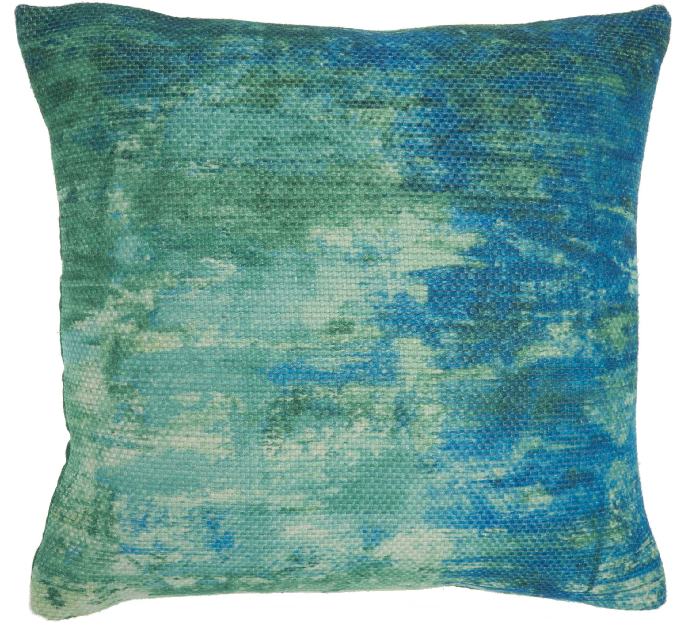 Pillow Perfect Outdoor/ Indoor Omnia Lagoon 18.5-inch Throw Pillow 