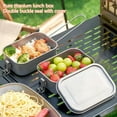 thumbnail image 2 of Jesscasday Metal Alloy Camping Lunch Box Folding Handle Bentos Container Portable Bentos Box, 2 of 16