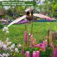 thumbnail image 5 of Muyoka Welpettie búho carillón de viento ala de hierro aleteo búho viento Spinner realista resistente a la intemperie águila decoración de estaca de jardín Muyoka Hogar, 5 of 6