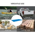 thumbnail image 3 of Heavy Duty Blue Rectangular Pool Cover Waterproof PE Pool Cover Portable Protective Cover Suitable for Above Ground Pools, 3 of 8