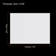 thumbnail image 2 of Uxcell EVA Foam Sheets White 7.8 Inch x 5.9 Inch 2mm Thickness for Crafts DIY Pack of 10, 2 of 6