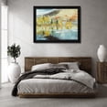 thumbnail image 3 of Seven Trees Design 32x25 Black Modern Wood Framed Wall Art Titled - Peaceful Landscape, 3 of 6