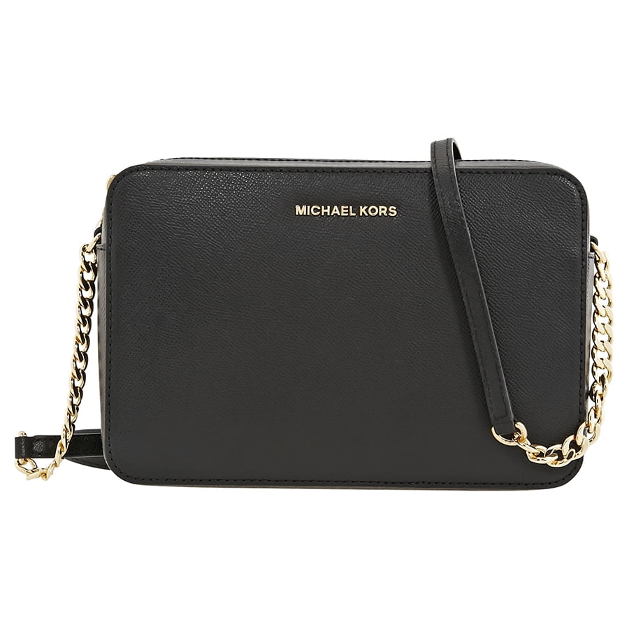 Michael Kors Jet Set Crossbody Bag Large Crossbody - Black 