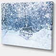 thumbnail image 2 of City Covered with Snow - Landscape Canvas Art Print, 2 of 4