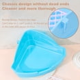 thumbnail image 5 of ievspot Small Pet Toilet High Fence, Hollow Platform,Rabbit Litter Pan Animal Potty Trainer Bunnies Corner Toilet Box,Ferret Hamster Dragon Cat Guinea, 5 of 8