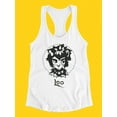 thumbnail image 3 of Leo Sign Doodle Tank Women -Image by Shutterstock, Female Large, 3 of 4