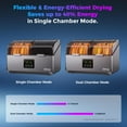 thumbnail image 2 of Creality Space Pi X4 Filament Dryer Box, 4 Spools Filament Dehydrator with Dual Independent Heating Chambers, 200W Fast Heating Up to 85℃, Compatible with PLA, PETG, ABS, TPU, 2 of 7