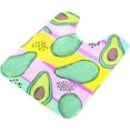 thumbnail image 3 of Dreamtimes Bath Mats Toiletry Mat Bright Avocado Print, Bath Rug+U-Shaped Toilet Mat, Non-Slip Bath Carpet Bath Mats for Bathroom 17.3"x13.4"+23.6"x15.7", 3 of 5