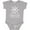 AC-Heather Grey, variant on Ocean City Maryland Vacation Boys or Girls Baby Bodysuit