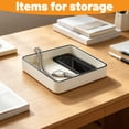 thumbnail image 3 of Entrance Key Storage Tray, Luxury Desktop Jewelry Sundries Organizer Entryway Porch Living Room Decor Ornament Creative Trinket Holder Furniture Accent Display, 3 of 5