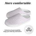 thumbnail image 6 of Lsque Kawaii Cat Paw Pattern Womens Comfort Cotton on Scuff With Memory Foam and Anti-skid Sole Slipper-44/45, 6 of 7