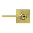 thumbnail image 3 of Schlage F51A LAT 608 COL Latitude Lever with Collins Trim Keyed Entry Lock, Satin Brass, 3 of 6