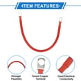 thumbnail image 4 of 1 Pc Cable de Inversor de Batería 6 AWG Gauge 1FT 5/16" Terminal Cable de Batería Universal para Automóvil Vehículo Barco RV Solar Cobre Estañado Rojo, 4 of 7