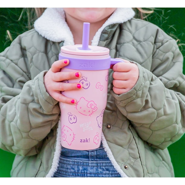 kittyshop♡ Zak Designs 18oz Hello Kitty Kids Straw Handle Tumbler
