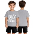 thumbnail image 2 of WRTFVZA Boys White T Shirt Round Neck Short Sleeve Comfy Funny Tees T-Shirts Toddler To Big Kid Sizes, 2 of 3