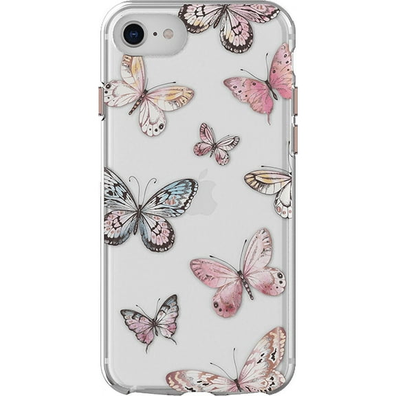 Karma by Body Glove Pink Butterflies Case - iPhone SE (2020-2022)/8/7