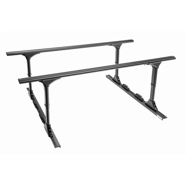 Truxedo Ladder Rack 1118513 Elevate CS; 750 Pound Capacity; Mounts To Elevate TS Rails; Multi-Fit; Adjustable Height Of 18 Inch Or 28 Inch; Set Of 2; Telescoping; Requires Bed Side Rail