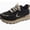 Black, variant on CHICVOMEY Retro Running Sneakers for Women with Cushion Non-Slip Sole Comfortable Casusal Sneaker for Walking & Runing