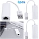 thumbnail image 1 of DQrwqpou Adaptador Red 100 Mbps Tarjeta Con Cable USB 2.0 para Macbook Wii Tablet (Blanco), 1 of 8