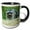 Black/White, variant on 3drose, San Juan Island, Wa, Usa. Common Raccoon,walking in a Field., 11oz Magic Transforming Mug