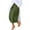 Green, variant on Inleife Womens Solid Color Casual Elastic Waist Cropped Pants Pocket Pleated Fashionable Wide Leg