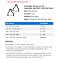 thumbnail image 2 of Front Upper Control Arm Set - Compatible with 1990 - 2005 GMC Safari 1991 1992 1993 1994 1995 1996 1997 1998 1999 2000 2001 2002 2003 2004, 2 of 2